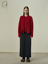 SWAYING 25 Early Spring Cardigan Vest SW-SW25PS1T09-ZAOHONG Red SW25PS1T09
